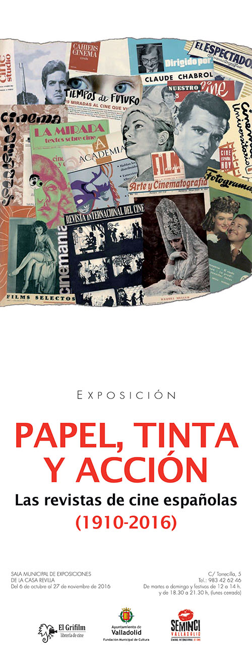 Cartel Exposición "Papel, tinta y acción"