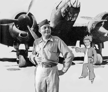 Antoine de Siant-Exupéry amb el petit Príncep